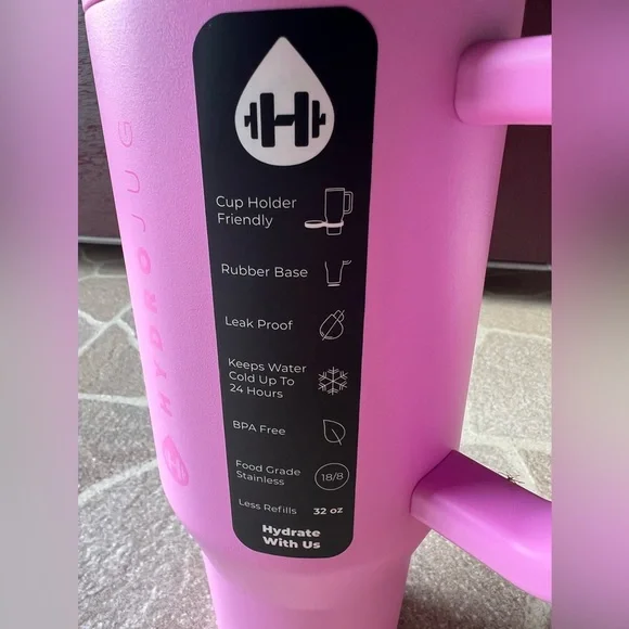 HydroJug Traveler Tumbler Bubblegum (Limited) - Picture 4 of 5